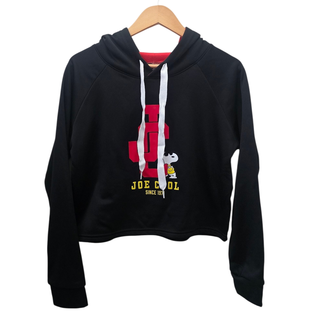Knotts Berry Farm Joe Cool Since 1971 Snoopy Cropped Hoodie With Draw Strings
